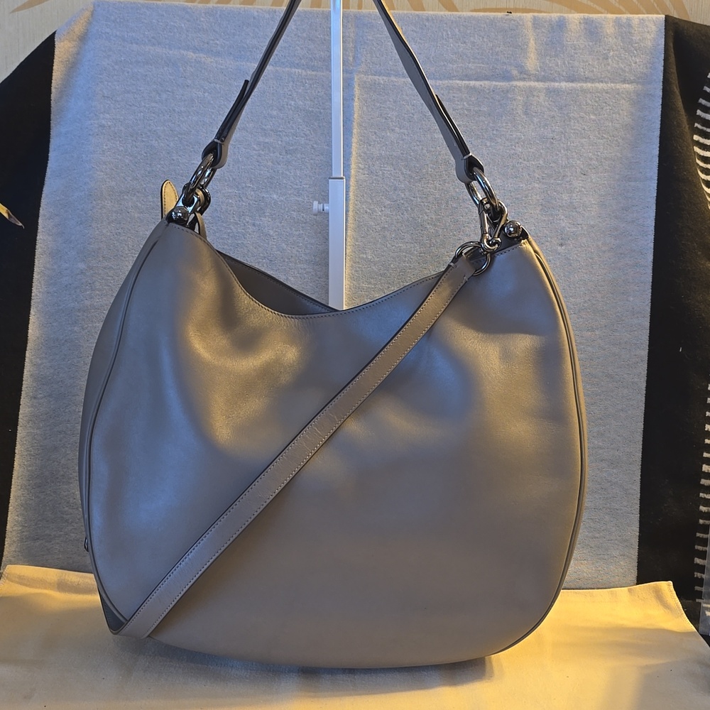 Coach Nomad Hobo Bag in Gray Leather - Picture 2 of 10